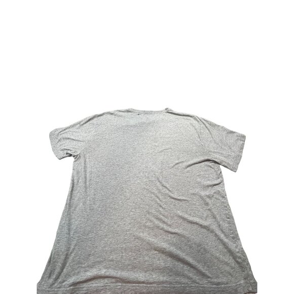 Tommy Hilfiger Denim 1985 Spell Out Shirt Mens XL Gray Made 9/11 Thrashed Preppy - Picture 2 of 13